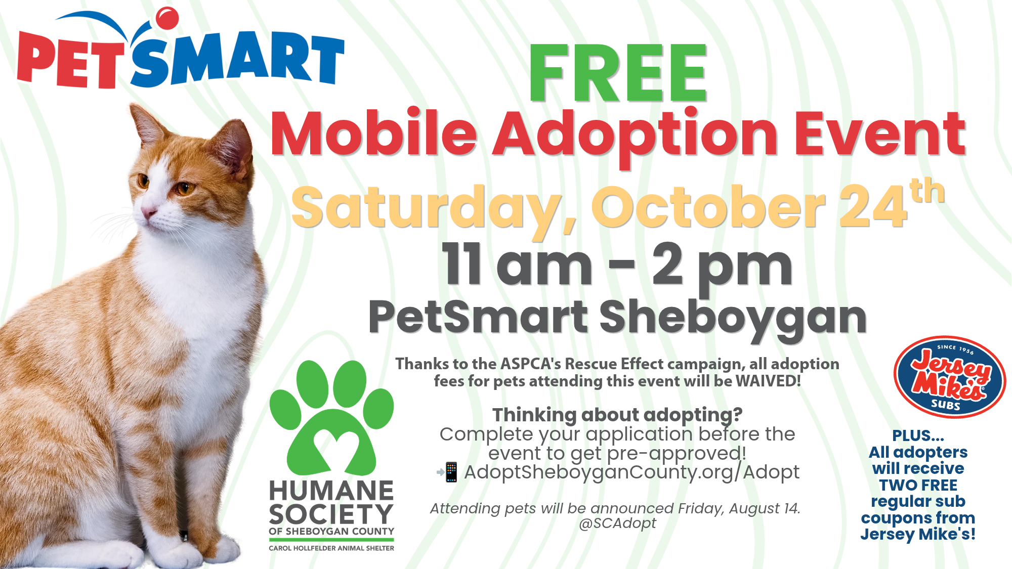 PetSmart Adoption Event (16 x 9 in)